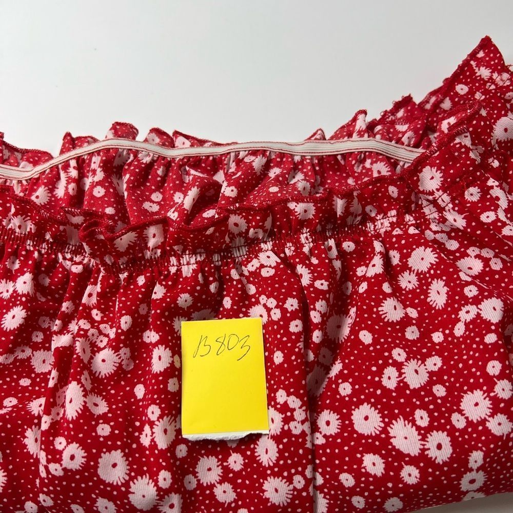 Zaful Flowy Off Shoulder Crop Top Size 8 - Picture 7 of 8